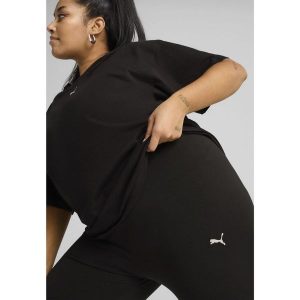 Damskie legginsy z wysokim stanem ESS PUMA Black. Czarne legginsy Puma, bez wzorów, z podwyższonym stanem. W wyprzedaży za 104,00 zł.
