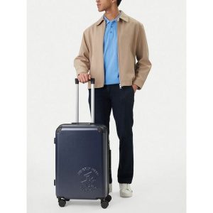 Walizka średnia Beverly Hills Polo Club. Niebieskie walizki Beverly Hills Polo Club, bez wzorów, średnie. Za 359,99 zł.