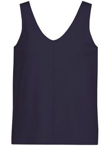 Herrlicher Top "Vala" w kolorze granatowym rozmiar: XL. Niebieskie topy Herrlicher, xl, bez wzorów, bez kołnierzyka, bez ramiączek. Za 87,81 zł.