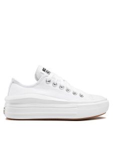 Converse Trampki Ctas Move Ox 570257C Biały. Białe trampki Converse, bez wzorów, z materiału, bez zapięcia. Za 309,99 zł.