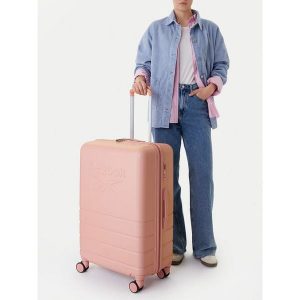 Walizka duża Reebok. Czerwone walizki Reebok, bez wzorów, duże. Za 349,99 zł.