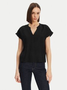 JDY Bluzka Pepper 15349346 Czarny Regular Fit. Czarne bluzki JDY, m, bez wzorów, z wiskozy, bez kołnierzyka, bez ramiączek. Za 99,99 zł.
