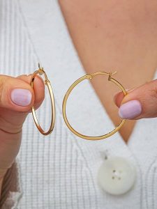 Heliophilia Pozłacane kolczyki-kreole rozmiar: onesize. Żółte kolczyki Heliophilia, pozłacane. Za 118,56 zł.