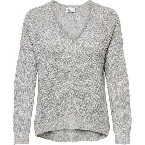 JDY Sweter "New" w kolorze jasnoszarym rozmiar: XS. Szare swetry oversize JDY, xs, bez wzorów, ze splotem, bez ramiączek. Za 66,00 zł.