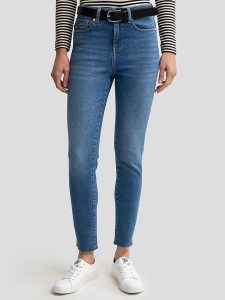 BIG STAR Dżinsy - Skinny fit - w kolorze niebieskim rozmiar: W28/L34. Niebieskie jeansy Big Star, z aplikacjami. Za 105,14 zł.
