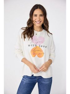 LIEBLINGSSTÜCK Bluza "Cyrene" w kolorze białym rozmiar: XS. Białe bluzy LIEBLINGSSTÜCK, xs, bez wzorów, z bawełny, bez kaptura. Za 148,96 zł.