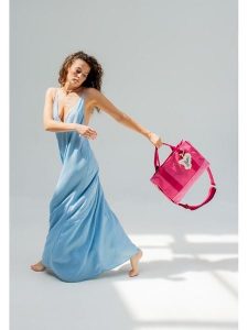 Fritzi aus Preußen Torebka "Frida Kahlo" w kolorze różowym - 40 x 29,5 x 14 cm rozmiar: onesize. Różowe shopper bag Fritzi aus Preußen, bez wzorów, z materiału, na ramię, bez dodatków. Za 203,93 zł.