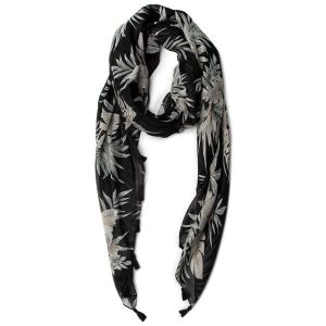 Szal Acccessories. Czarne szaliki Acccessories, bez wzorów. Za 29,99 zł.