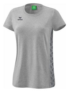 Erima Koszulka "Essential" w kolorze szarym rozmiar: 42. Szare bluzki Erima, bez wzorów, z bawełny, bez kołnierzyka, bez ramiączek. Za 85,45 zł.