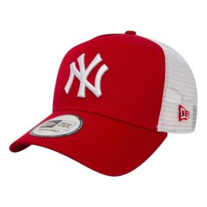 Czapka z daszkiem New Era MLB New York Yankees Trucker Czerwona - 11588488. Czerwone czapki New Era, bez wzorów, z bawełny, eleganckie. Za 126,86 zł.