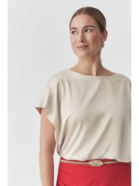 TATUUM Pasek "Interi" w kolorze beżowym rozmiar: onesize. Brązowe paski Tatuum, bez wzorów, z materiału. Za 78,47 zł.