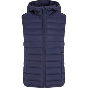 Ultra Lekka Kamizelka Ocieplana Dla Kobiet. Niebieskie kamizelki Urban Classics, s, bez wzorów, z puchu, bez kołnierzyka, bez ramiączek, bez kaptura. Za 153,99 zł.