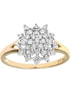 Revoni Złoty pierścionek z diamentami rozmiar: 58. Żółte pierścionki Revoni, z diamentem, złote. Za 2 383,99 zł.