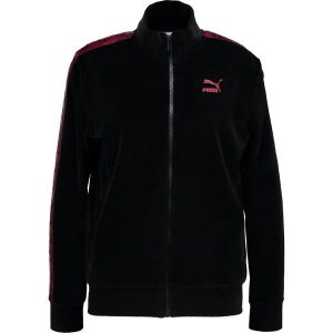 Puma TRACK Bluza rozpinana black /cordovan. Bluzy marki Puma. W wyprzedaży za 239,20 zł.