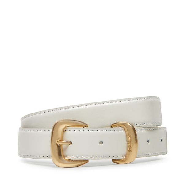 Pasek Damski Calvin Klein. Białe paski Calvin Klein, bez wzorów. Za 129,99 zł.