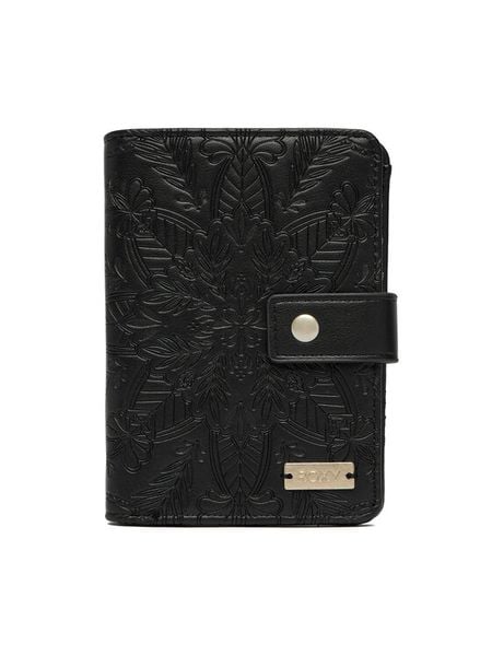 Roxy Portfel Polita ERJAA04425 Czarny. Czarne portfele Roxy, bez wzorów, ze skóry. Za 109,99 zł.