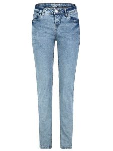 Sublevel Dżinsy - Slim fit - w kolorze błękitnym rozmiar: M. Niebieskie jeansy Sublevel, z aplikacjami, ze skóry. Za 105,38 zł.