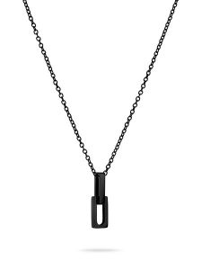 Liebeskind Naszyjnik z zawieszką - dł. 45 cm rozmiar: onesize. Czarne naszyjniki Liebeskind, ze stali. Za 187,52 zł.