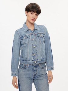 Levi's® Kurtka jeansowa Original Trucker 29945-0164 Niebieski Regular Fit. Niebieskie kurtki l, bez wzorów, z bawełny, bez kaptura. Za 429,99 zł.