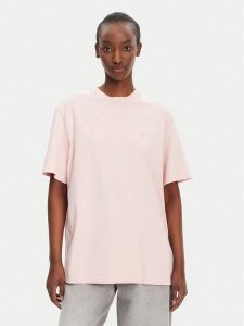 ROTATE T-Shirt 1124451011 Różowy Oversize. Czerwone t-shirty Rotate, l, bez wzorów, z bawełny, bez kołnierzyka, bez ramiączek. Za 179,99 zł.