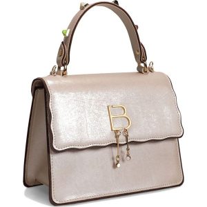 Lucky Bees Torebka w kolorze srebrnym - 25 x 19 x 12 cm rozmiar: onesize. Szare torebki klasyczne Lucky Bees, bez wzorów, z materiału, przez ramię, bez dodatków. Za 78,99 zł.