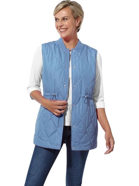 WITT WEIDEN Kamizelka pikowana w kolorze błękitnym rozmiar: 50. Niebieskie kamizelki WITT WEIDEN, bez wzorów, bez kołnierzyka, bez ramiączek, bez kaptura. Za 65,95 zł.