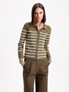 BGN Kardigan w kolorze oliwkowo-białym rozmiar: 36. Brązowe kardigany BGN. Za 113,95 zł.