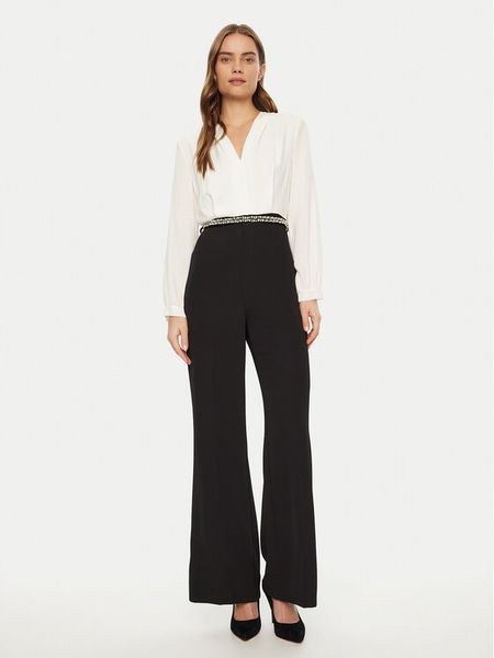 Rinascimento Kombinezon CFC0019768002 Czarny Regular Fit. Czarne kombinezony Rinascimento, xl, bez wzorów, z syntetyku, bez kołnierzyka, bez ramiączek. Za 429,99 zł.