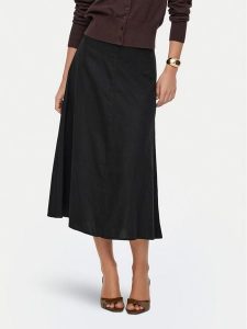 ONLY Spódnica midi Goa 15363690 Czarny Regular Fit. Czarne spódnice ONLY, l, bez wzorów, z wiskozy, midi. Za 169,99 zł.
