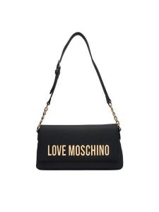 LOVE MOSCHINO Torebka JC4109PP1OKD0000 Czarny. Czarne torebki klasyczne LOVE MOSCHINO, bez wzorów, ze skóry, bez dodatków. Za 699,99 zł.