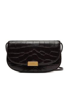 Tommy Hilfiger Torebka Party Le Mini Crossover Croc AW0AW18203 Brązowy. Brązowe torebki klasyczne TOMMY HILFIGER, bez wzorów, ze skóry, bez dodatków. Za 609,99 zł.