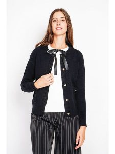 William de Faye Kardigan w kolorze czarnym rozmiar: 34. Czarne kardigany William de Faye. Za 105,38 zł.