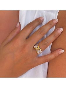 DI GIORGIO Pozłacany pierścionek rozmiar: 56. Żółte pierścionki DI GIORGIO, pozłacane. Za 269,75 zł.