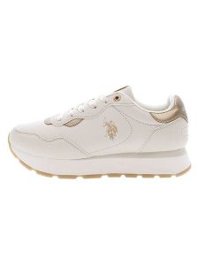 U.S. Polo Assn. Sneakersy w kolorze kremowym rozmiar: 41. Białe trampki U.S. Polo Assn., bez wzorów, bez zapięcia. Za 199,95 zł.