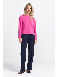 Rich & Royal Bluza w kolorze różowym rozmiar: M. Różowe bluzy Rich & Royal, m, bez wzorów, bez kaptura. Za 136,13 zł.