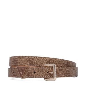 Pasek Guess. Brązowe paski Guess, z aplikacjami. Za 194,99 zł.