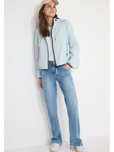 Cecil Kurtka przejściowa w kolorze błękitnym rozmiar: XL. Niebieskie kurtki Cecil, xl, bez wzorów, bez kaptura. Za 225,05 zł.