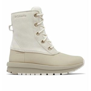 Buty Zimowe Damskie Columbia Moritza Shield Omni-Heat. Brązowe buty trekkingowe Columbia, bez zapięcia. Za 549,00 zł.