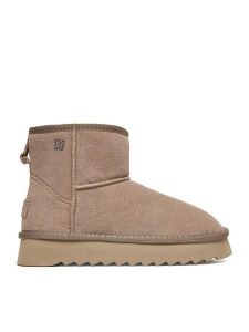 Nine West Śniegowce CEO-NASR-01 Beżowy. Brązowe buty zimowe Nine West, ze skóry, bez obcasa, bez zapięcia. Za 279,99 zł.