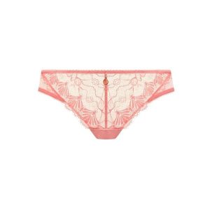 Stringi damskie Freya Fascinate. Czerwone stringi Freya, bez wzorów, z koronki. Za 159,50 zł.