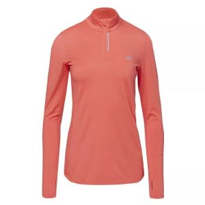 Bluza damska Martes Essentials Lady Runlo - koralowa, Rozmiar M. Pomarańczowe bluzy MARTES ESSENTIALS, m, bez wzorów, z elastanu, bez kaptura. Za 54,99 zł.
