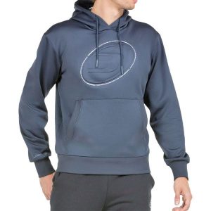 Bullpadel Baltar Sweatshirt. Niebieskie kurtki BULLPADEL, bez wzorów, bez kaptura. W wyprzedaży za 177,85 zł.