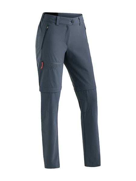 Maier Sports Spodnie funkcyjne Zipp-Off "Nata" w kolorze antracytowym rozmiar: 38. Czarne spodnie dresowe Maier Sports, bez wzorów, z materiału, outdoorowe. Za 303,78 zł.