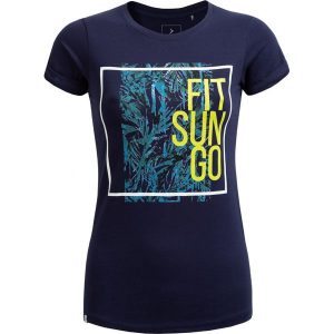 T-shirt damski TSD629 - granatowy - Outhorn. T-shirty marki Outhorn. W wyprzedaży za 24,99 zł.