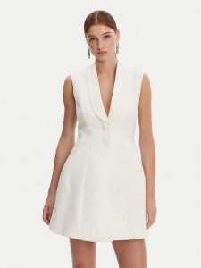 Bardot Sukienka koktajlowa 59724DB Écru Regular Fit. Kombinezony Bardot, bez wzorów, z syntetyku, wizytowe, bez kołnierzyka, bez ramiączek. Za 399,99 zł.