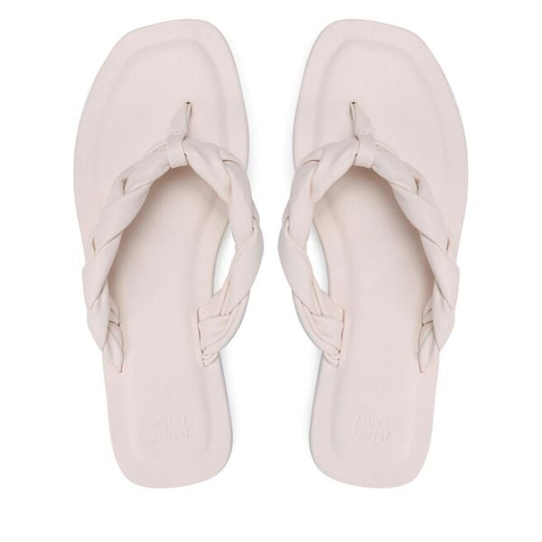 Japonki Jenny Fairy. Brązowe klapki Jenny Fairy, bez wzorów, bez obcasa. Za 119,99 zł.