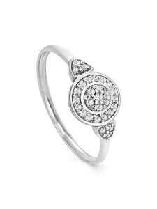 OR Carats Złoty pierścionek z diamentami rozmiar: 54. Szare pierścionki OR Carats, z diamentem, złote. Za 848,99 zł.