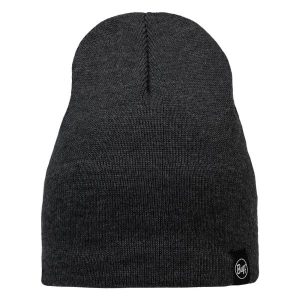 Czapka BUFF KNITTED & FLEECE BAND BEANIE LILON SHORT. Szare czapki Buff, bez wzorów, sportowe. W wyprzedaży za 83,93 zł.