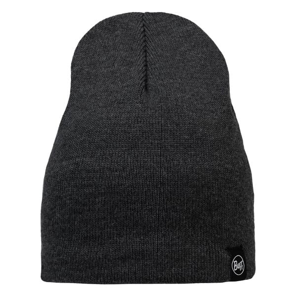 Czapka BUFF KNITTED & FLEECE BAND BEANIE LILON SHORT. Szare czapki Buff, bez wzorów, z materiału. Za 119,40 zł.