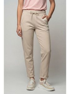 Alife and kickin Spodnie dresowe "Ginette" w kolorze khaki rozmiar: M. Brązowe spodnie dresowe Alife and Kickin, m, bez wzorów, z dresówki. Za 82,99 zł.